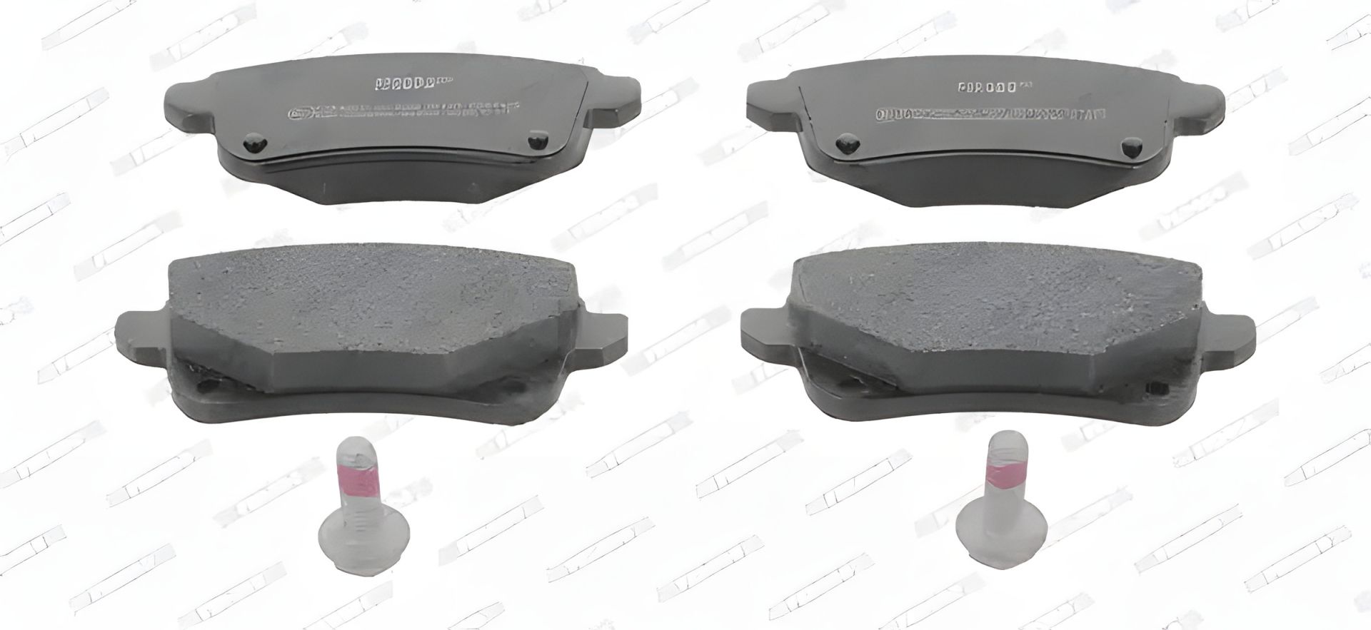 Комплект гальмівних колодок для RENAULT CLIO, MEGANE, SCÉNIC - FERODO (FDB4435) Комплект гальмівних колодок для RENAULT CLIO, MEGANE, SCÉNIC - FERODO (FDB4435)