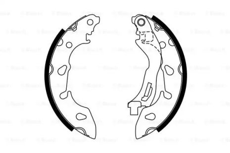 Комплект тормозных колодок FORD KA, FIAT 500, FIAT PANDA, BOSCH (0986487772)