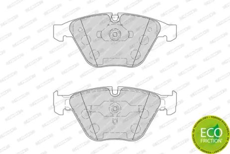 Комплект гальмівних колодок BMW 3, BMW X1, BMW Z4, FERODO (FDB4221)