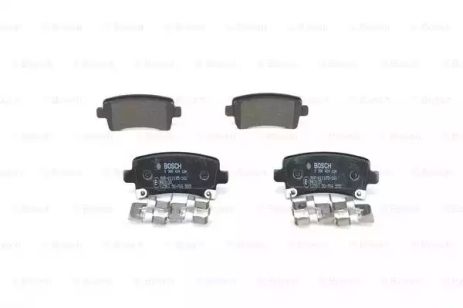 Комплект тормозных колодок CHEVROLET MALIBU, OPEL INSIGNIA, BOSCH (0986424124)