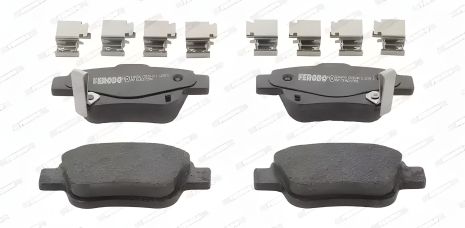 Комплект гальмівних колодок для TOYOTA ALPHARD, TOYOTA PREVIA, TOYOTA COROLLA, FERODO (FDB1649) Комплект гальмівних колодок для TOYOTA ALPHARD, TOYOTA PREVIA, TOYOTA COROLLA, FERODO (FDB1649)