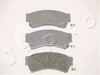 Комплект гальмівних колодок MAZDA 6, JAPKO (50346)