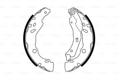 Комплект гальмівних колодок OPEL ROCKS-E, PEUGEOT 208, CITROËN C3, BOSCH (0986487771)