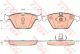 BMW 7, BMW X1, TRW (GDB2021) гальмівні колодки.