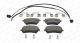 Тормозные колодки комплект VW PHAETON, FERODO (FDB1408)