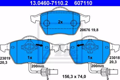 Seat Exeo, Skoda Superb, VW Passat, Ate (13046071102)