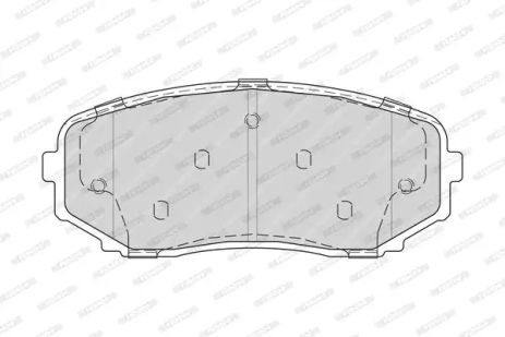 Комплект гальмівних колодок PEUGEOT 106, MITSUBISHI ECLIPSE, MAZDA CX-9, FERODO (FDB4365)