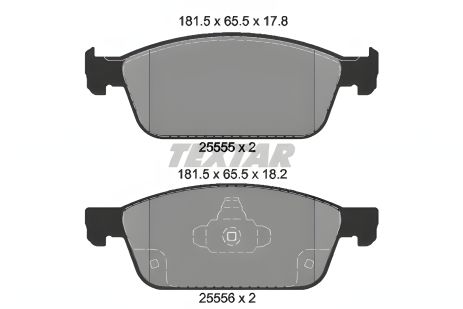 Тормозные колодки FORD KUGA/TRANSIT/TOURNEO, TEXTAR (2555501) Тормозные колодки FORD KUGA/TRANSIT/TOURNEO, TEXTAR (2555501)
