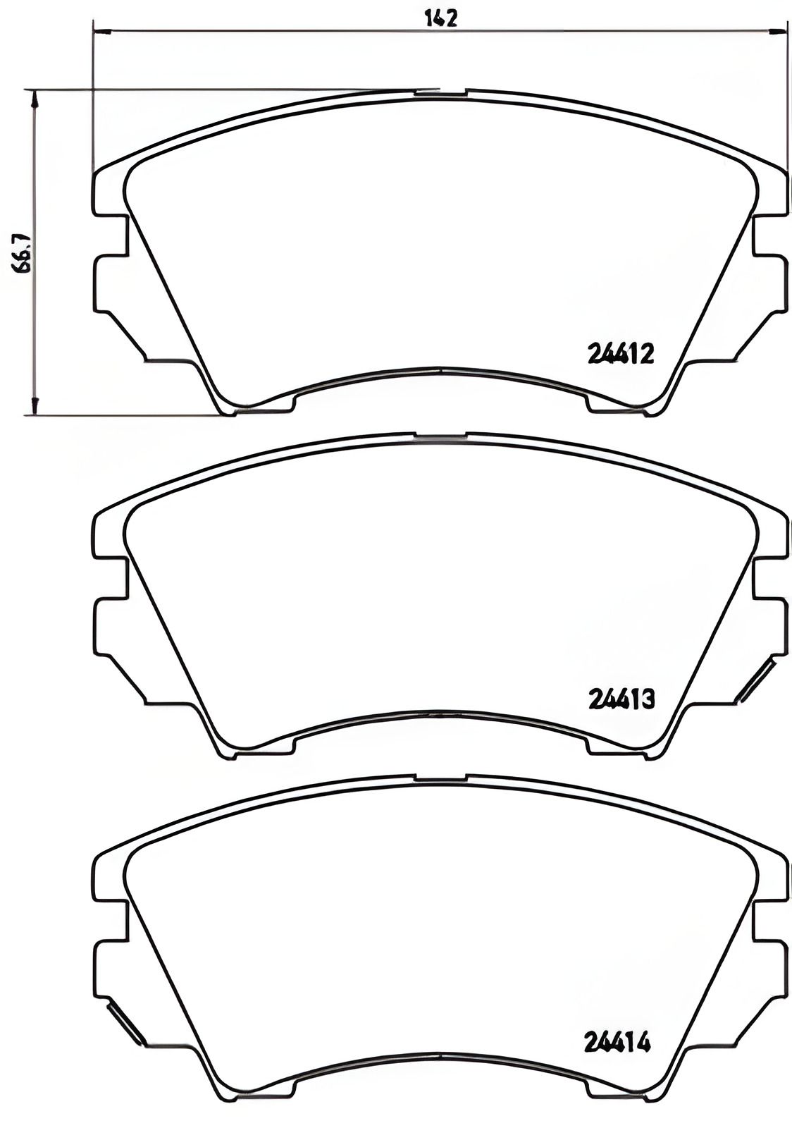 Комплект колодок гальмівних ROEWE (SAIC), BUICK LA, GMC TERRAIN, BREMBO (P59055) Комплект колодок гальмівних ROEWE (SAIC), BUICK LA, GMC TERRAIN, BREMBO (P59055)