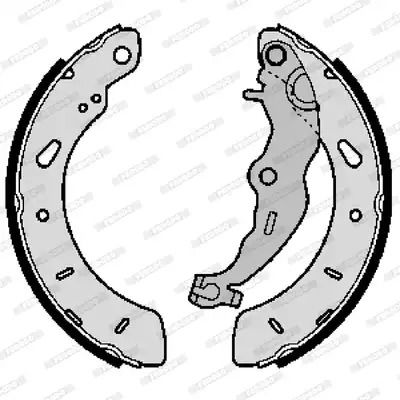 Комплект гальмівних колодок FORD PUMA, FORD FOCUS, FORD B-MAX, FERODO (FSB4164)