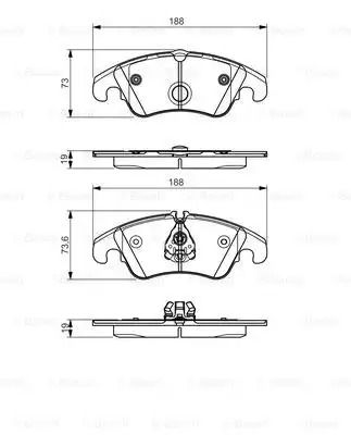 Audi Q5, Audi A6, Audi A7, Bosch (0986495110)