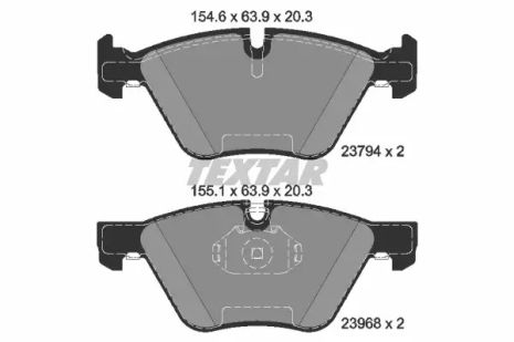 Комплект тормозных колодок BMW 3, BMW X1, TEXTAR (2379401)