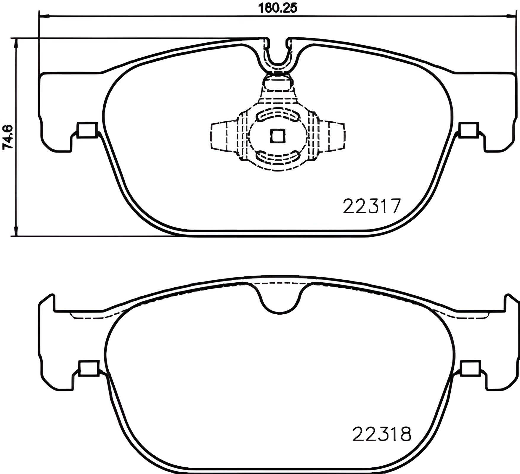 Набор тормозных колодок POLESTAR, VOLVO ASIA, VOLVO S90, BREMBO (P86027) Набор тормозных колодок POLESTAR, VOLVO ASIA, VOLVO S90, BREMBO (P86027)