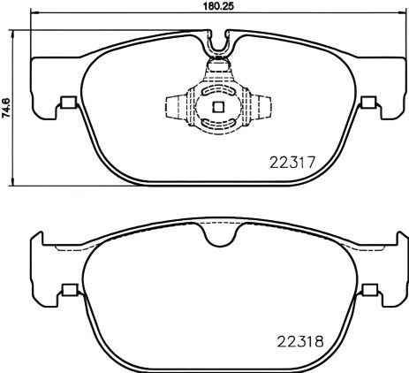 Набор тормозных колодок POLESTAR, VOLVO ASIA, VOLVO S90, BREMBO (P86027) Набор тормозных колодок POLESTAR, VOLVO ASIA, VOLVO S90, BREMBO (P86027)