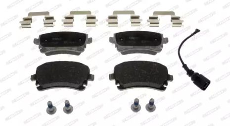 Комплект гальмівних колодок VW TRANSPORTER, VW MULTIVAN, FERODO (FVR1644)