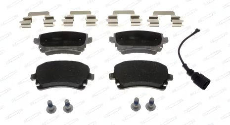 Гальмівні колодки комплект VW TRANSPORTER, VW MULTIVAN, FERODO (FVR1644) Гальмівні колодки комплект VW TRANSPORTER, VW MULTIVAN, FERODO (FVR1644)