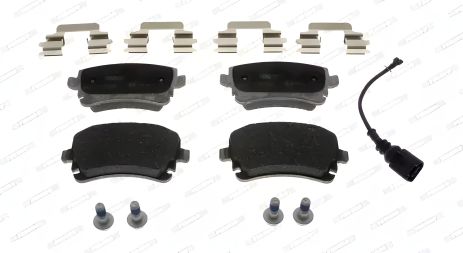 Комплект тормозных колодок для VW TRANSPORTER, VW MULTIVAN, FERODO (FVR1644) Комплект тормозных колодок для VW TRANSPORTER, VW MULTIVAN, FERODO (FVR1644)
