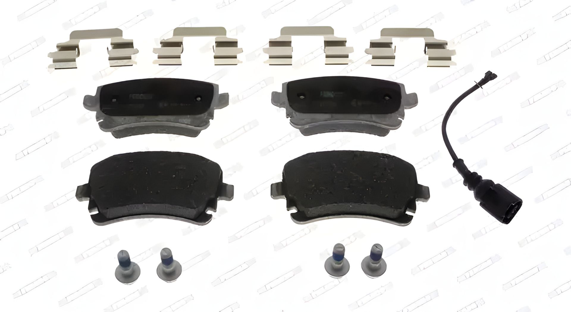 Гальмівні колодки комплект VW TRANSPORTER, VW MULTIVAN, FERODO (FVR1644) Гальмівні колодки комплект VW TRANSPORTER, VW MULTIVAN, FERODO (FVR1644)