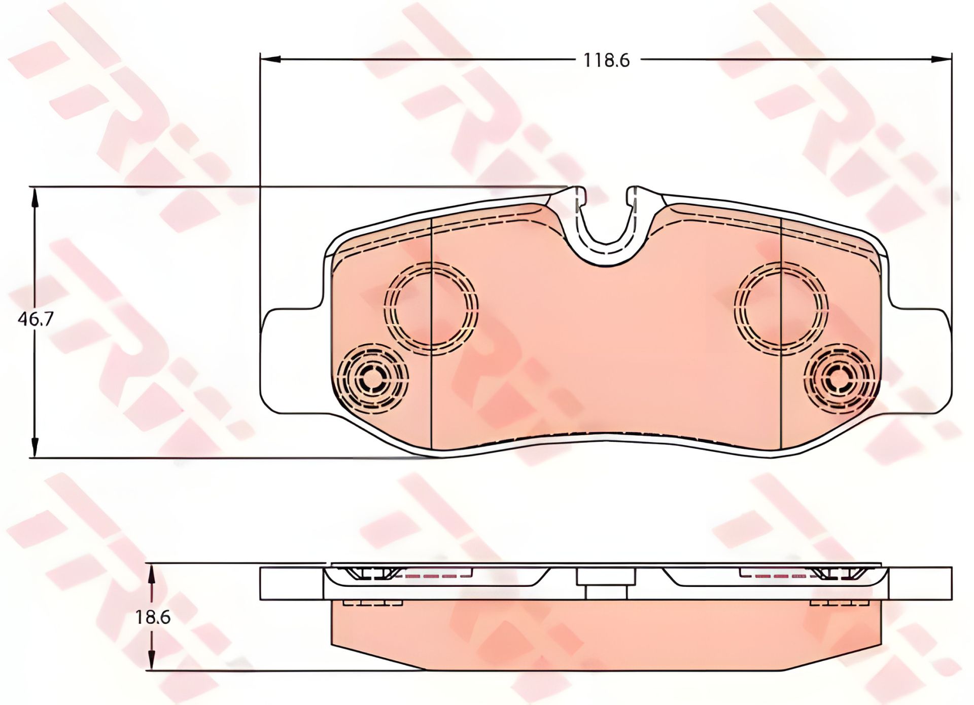 Гальмівні колодки для MB (FJDA), MB VITO, MB eVITO, TRW (GDB2102) Гальмівні колодки для MB (FJDA), MB VITO, MB eVITO, TRW (GDB2102)