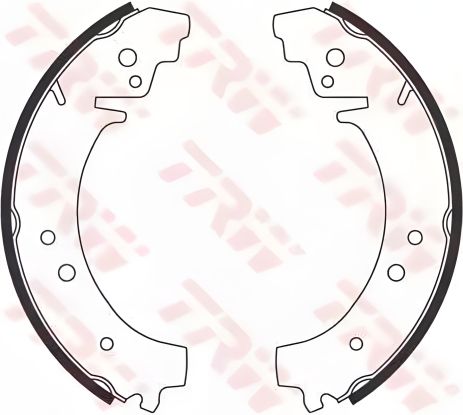 CHEVROLET NIVA, FIAT 238, LADA 1200-1600 Комплект гальмівних колодок, TRW (GS8222) CHEVROLET NIVA, FIAT 238, LADA 1200-1600 Комплект гальмівних колодок, TRW (GS8222)