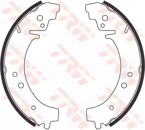 CHEVROLET NIVA, FIAT 238, LADA 1200-1600 Комплект гальмівних колодок, TRW (GS8222)