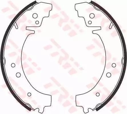 Комплект гальмівних колодок CHEVROLET NIVA, FIAT 238, LADA 1200-1600, TRW (GS8222)