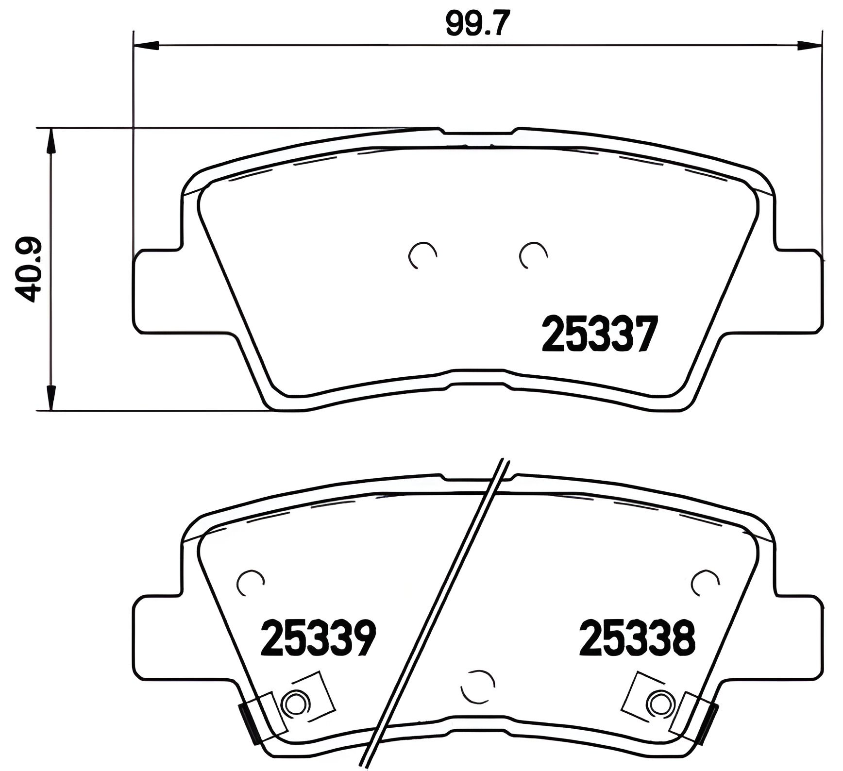 Гальмівних колодок комплект BAIC SENOVA, SSANGYONG XLV, DODGE ATTITUDE, BREMBO (P30067) Гальмівних колодок комплект BAIC SENOVA, SSANGYONG XLV, DODGE ATTITUDE, BREMBO (P30067)