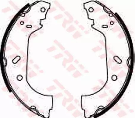 Комплект тормозных колодок LANCIA ZETA, FIAT SCUDO, CITROËN JUMPY, TRW (GS8563)