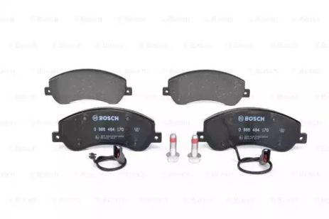Комплект гальмівних колодок VW AMAROK, FORD TRANSIT, BOSCH (0986494170)
