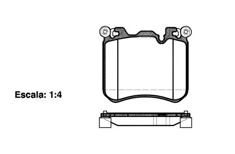 Колодки тормозные дисковые, BMW 34114073048, BMW X6, REMSA (141300) Колодки тормозные дисковые, BMW 34114073048, BMW X6, REMSA (141300)