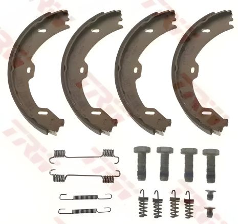 Комплект колодок гальма стоянки OPEL KADETT, VOLVO P, PORSCHE 944, TRW (GS8721) - Фі Комплект колодок гальма стоянки OPEL KADETT, VOLVO P, PORSCHE 944, TRW (GS8721) - Фі