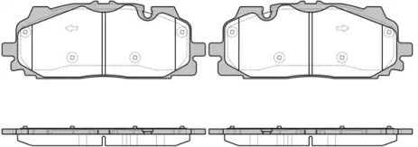 Комплект тормозных колодок AUDI A5, AUDI Q5, AUDI A4, WOKING (P1767300)