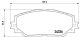 Комплект тормозных колодок SCION xD, LEXUS HS, SUBARU TREZIA, BREMBO (P83082)