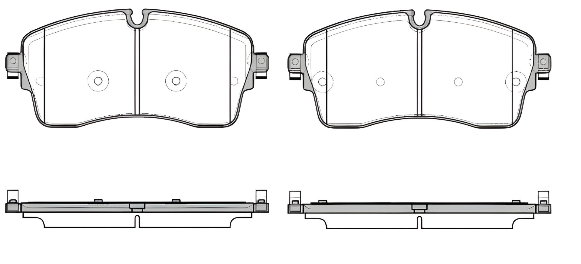 Комплект колодок гальмівних LAND ROVER, REMSA (181500) Комплект колодок гальмівних LAND ROVER, REMSA (181500)
