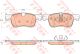 TRW комплект гальмівних колодок для CITROËN C4, CITROËN GRAND (GDB2062) TRW комплект гальмівних колодок для CITROËN C4, CITROËN GRAND (GDB2062)