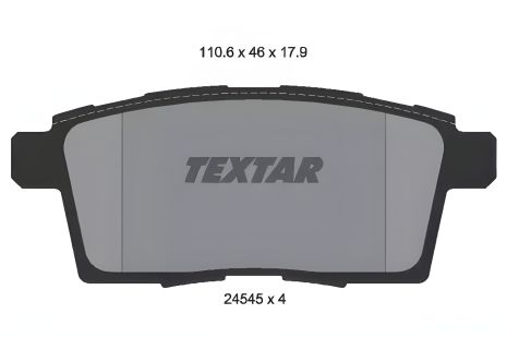 Гальмівні колодки MAZDA (FAW), LINCOLN MKX, MAZDA CX-9, TEXTAR (2454501) Гальмівні колодки MAZDA (FAW), LINCOLN MKX, MAZDA CX-9, TEXTAR (2454501)