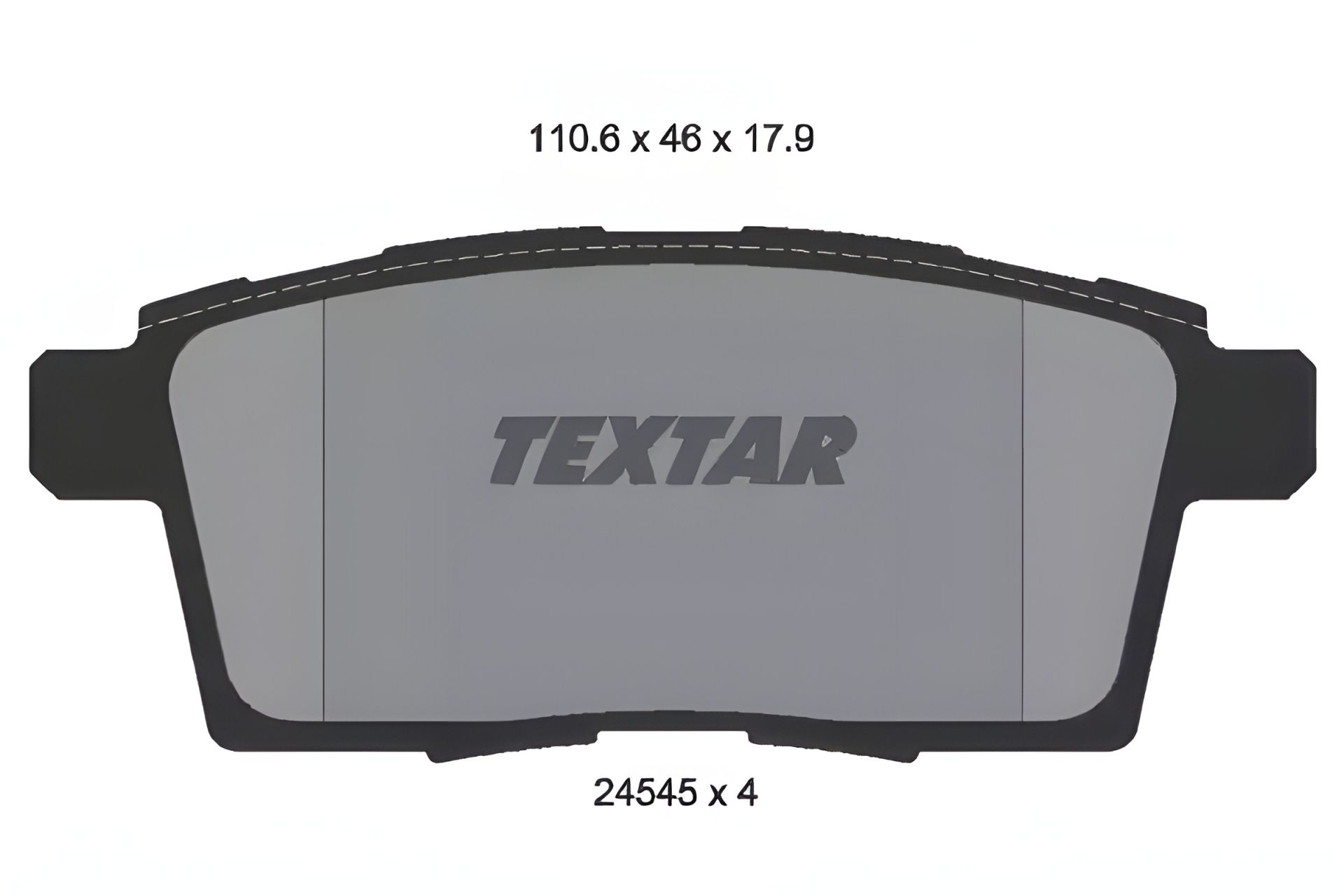 Гальмівні колодки MAZDA (FAW), LINCOLN MKX, MAZDA CX-9, TEXTAR (2454501) Гальмівні колодки MAZDA (FAW), LINCOLN MKX, MAZDA CX-9, TEXTAR (2454501)