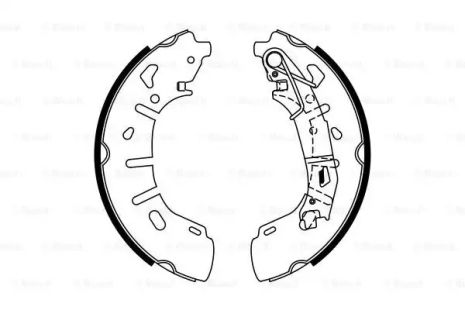 Комплект гальмівних колодок OPEL COMBO, FIAT DOBLO, BOSCH (0986487773)