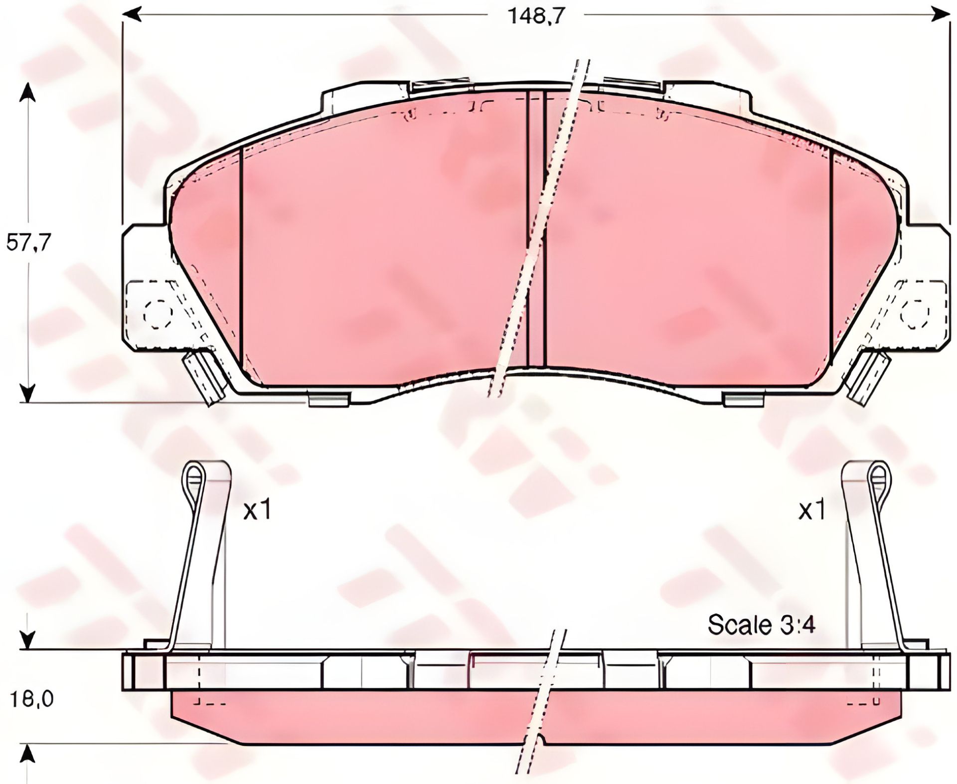 Тормозные колодки комплект ACURA NSX, HONDA HR-V, INTEGRA, TRW (GDB3177) Тормозные колодки комплект ACURA NSX, HONDA HR-V, INTEGRA, TRW (GDB3177)