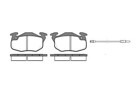 Тормозные колодки в сборе для CITROËN SAXO, TALBOT MURENA, PEUGEOT 106, REMSA (019212) Тормозные колодки в сборе для CITROËN SAXO, TALBOT MURENA, PEUGEOT 106, REMSA (019212)