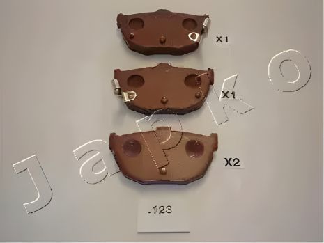 Комплект тормозных колодок для NISSAN SILVIA, JAPKO (51123)