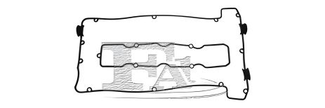 Кришки ГБЦ прокладок комплект SAAB 9-5, SAAB 9-3, SAAB 900, FISCHER AUTOMOTIVE ONE (EP5400901Z)