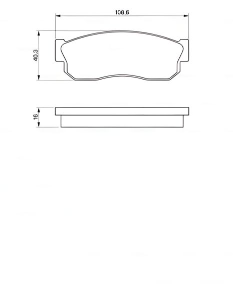 Комплект гальмівних колодок BOSCH для SUBARU LIBERO, NISSAN SUNNY (0986469580) Комплект гальмівних колодок BOSCH для SUBARU LIBERO, NISSAN SUNNY (0986469580)