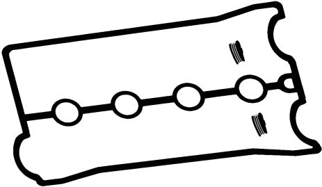 Прокладок комплект кришки ГБЦ DAEWOO NEXIA, DAEWOO ESPERO, BGA (RK4348)
