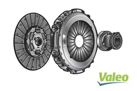 Комплект сцепления MERCEDES Actros Euro2/3/4/5 310HP - 480HP, Axor, VALEO (827026)