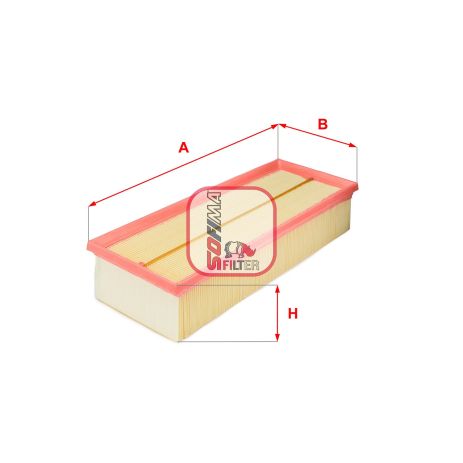 Фильтр воздушный SKODA SUPERB, SEAT ALHAMBRA, AUDI Q3, SOFIMA (S2012A)