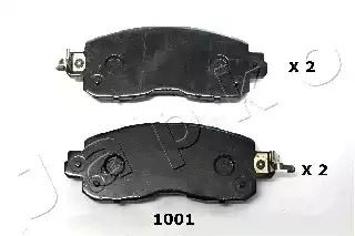 Комплект гальмівних колодок NISSAN TEANA, NISSAN LEAF, JAPKO (501001)