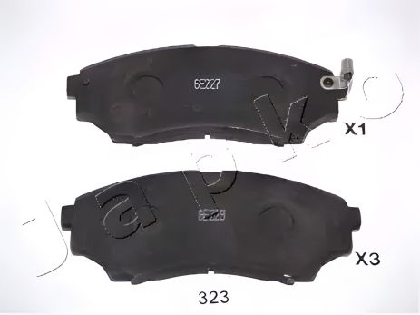 Комплект гальмівних колодок для FORD RANGER, MAZDA BT-50, MAZDA B-SERIE, виробник JAPKO (50323) Комплект гальмівних колодок для FORD RANGER, MAZDA BT-50, MAZDA B-SERIE, виробник JAPKO (50323)