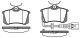 Комплект гальмівних колодок AUDI A1, SEAT IBIZA, VW GOLF, WOKING (P363341) Комплект гальмівних колодок AUDI A1, SEAT IBIZA, VW GOLF, WOKING (P363341)