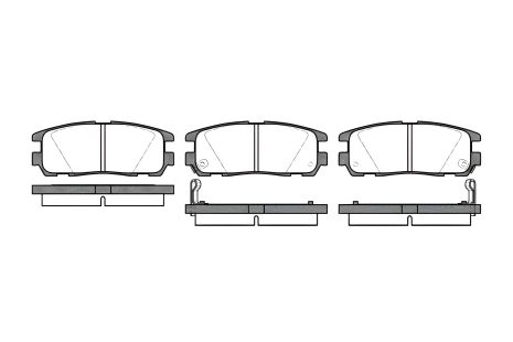 Комплект тормозных колодок, дисковый тормоз 042602 GREATWALL ISUZU